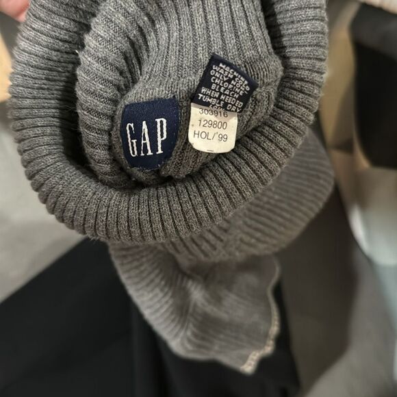 GAP Vintage ‘90s Ribbed Turtleneck Sweater L - Picture 5 of 7
